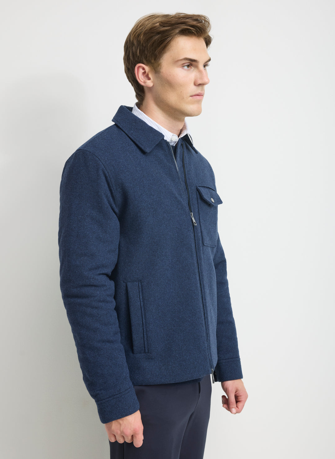 Wool Blouson Jacket