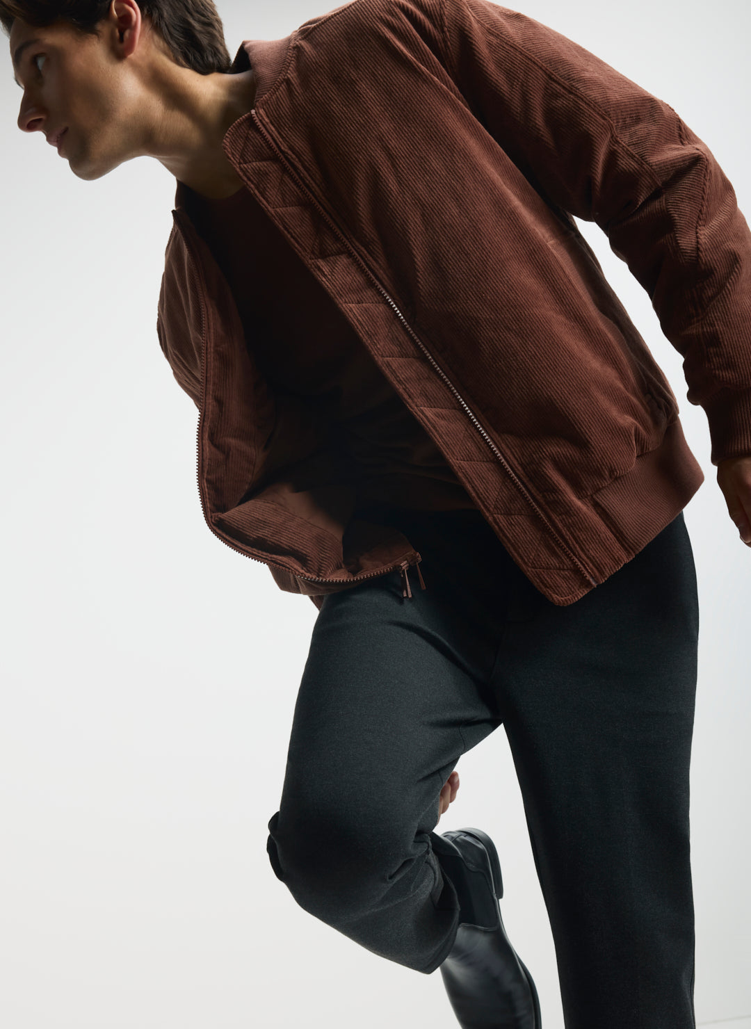 Down Filled Cord Bomber