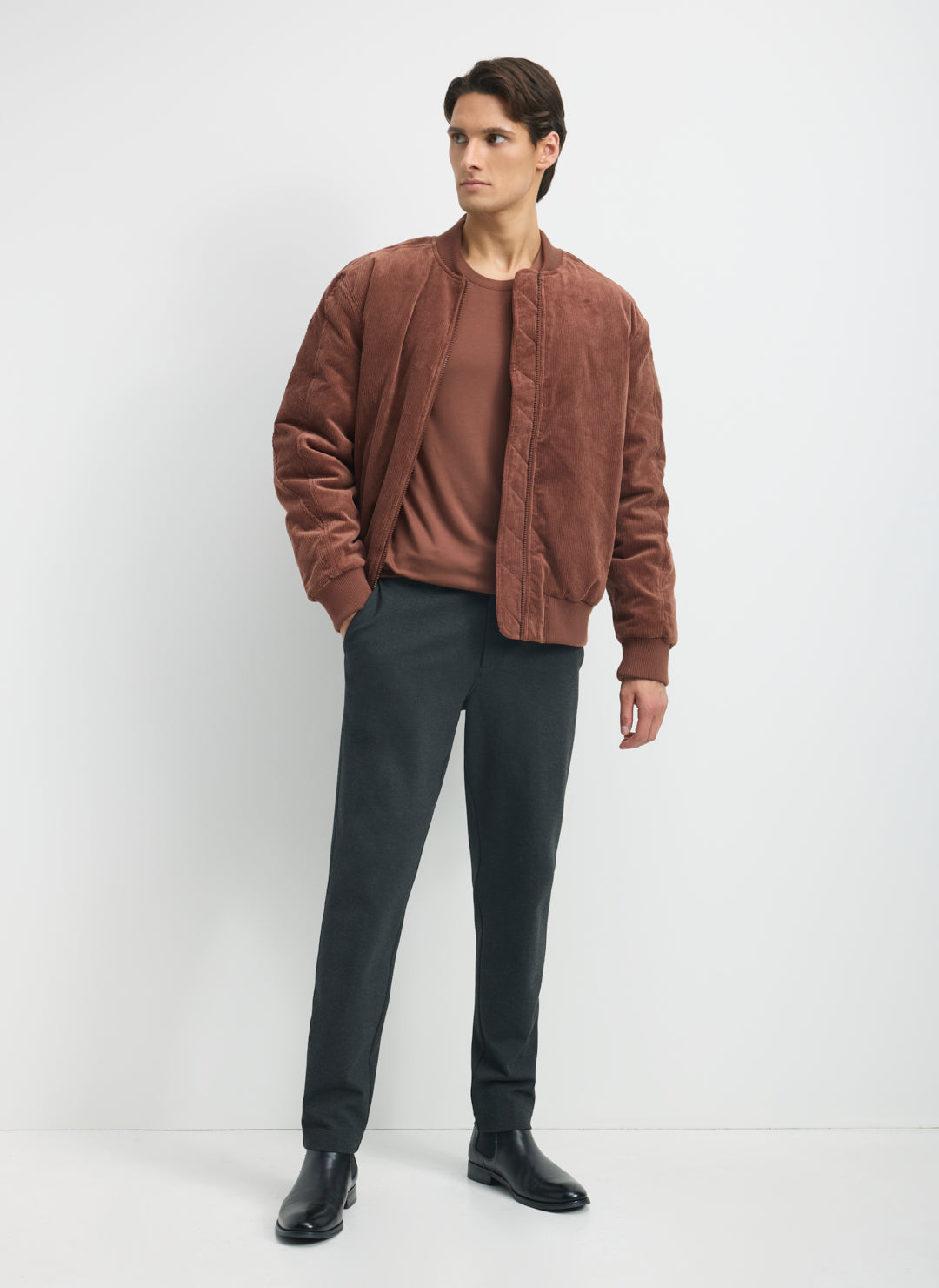 Down Filled Cord Bomber