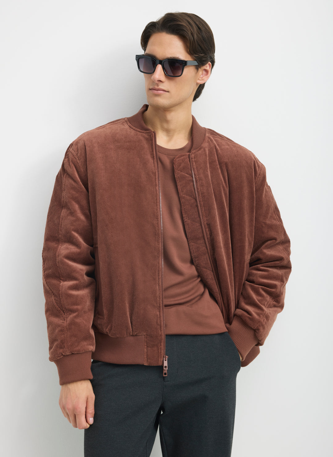 Down Filled Cord Bomber