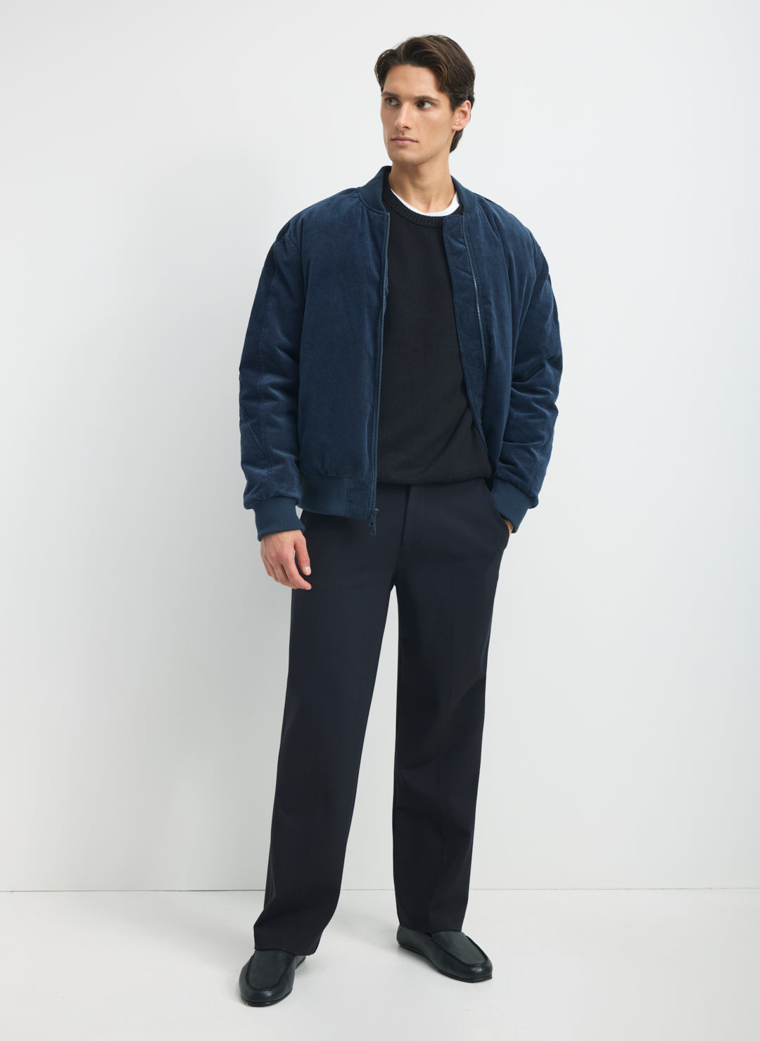 Down Filled Cord Bomber