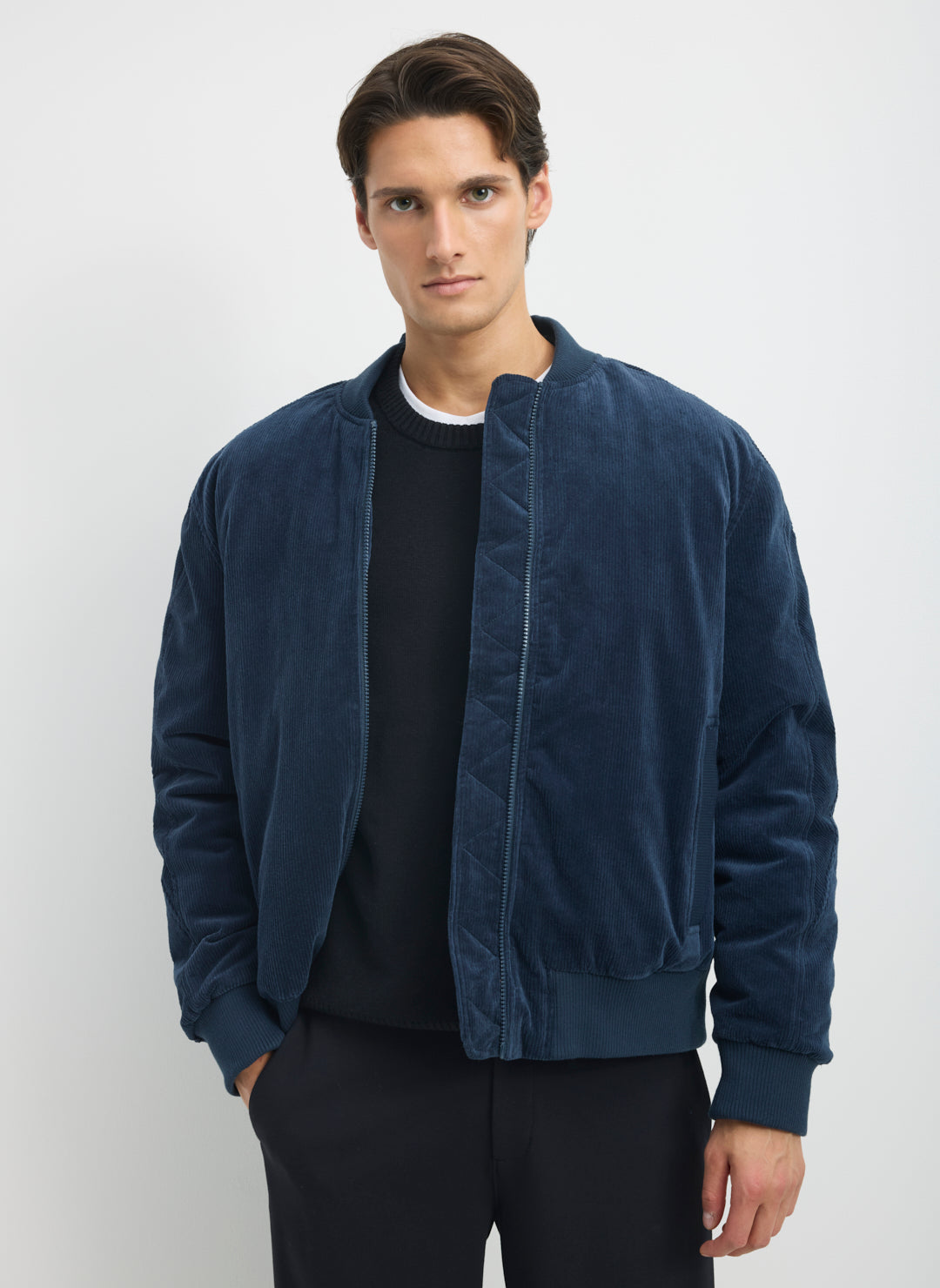Down Filled Cord Bomber