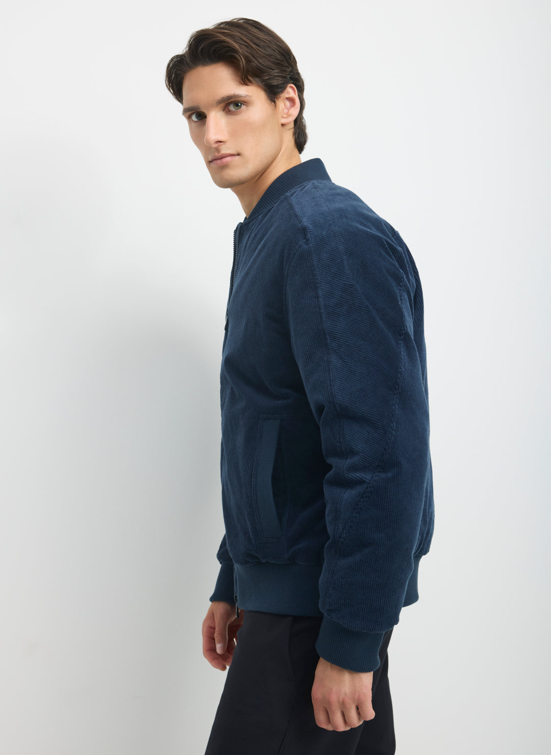 Down Filled Cord Bomber