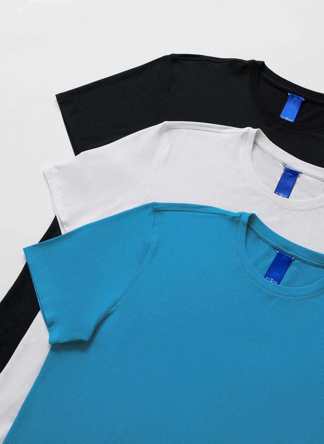 Ace Crewneck Tees 3 Pack ?? || Black/Bright White/Bliss Blue