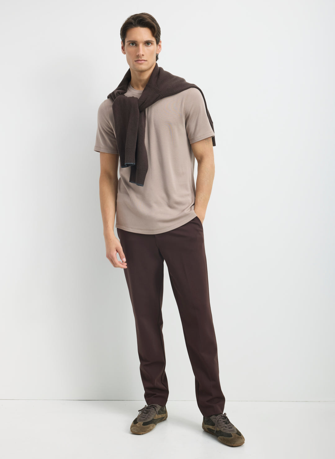 Brushed Crewneck Tee
