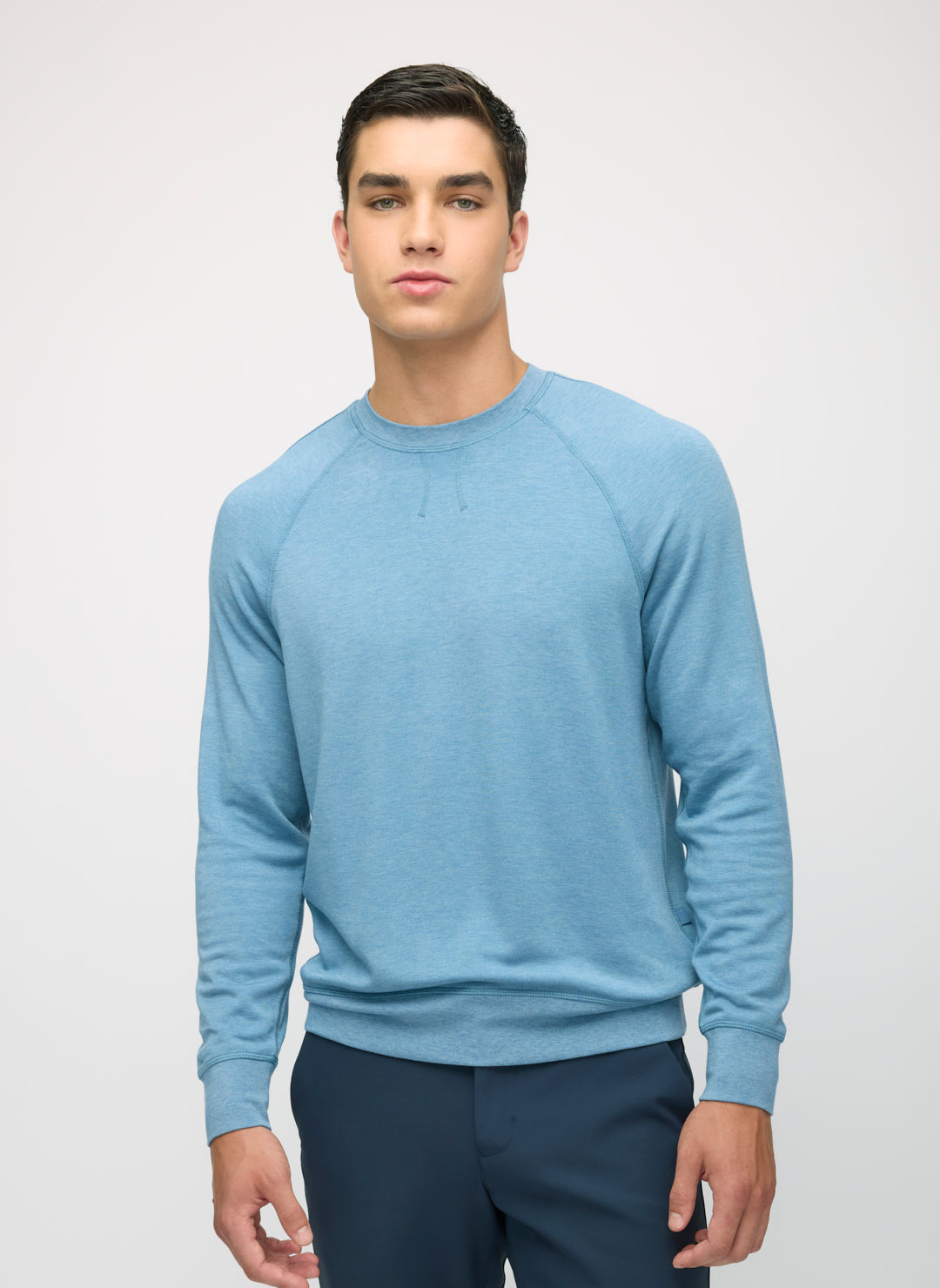 Brushed Long Sleeve Crewneck Tee