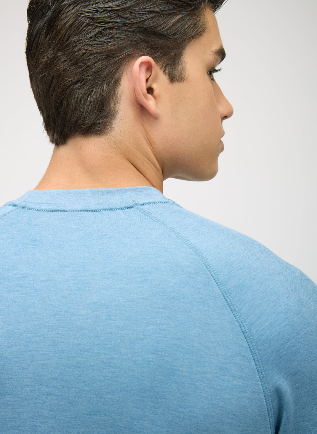 Brushed Long Sleeve Crewneck Tee