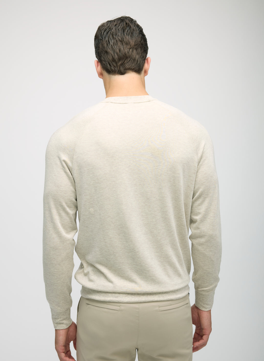 Brushed Long Sleeve Crewneck Tee
