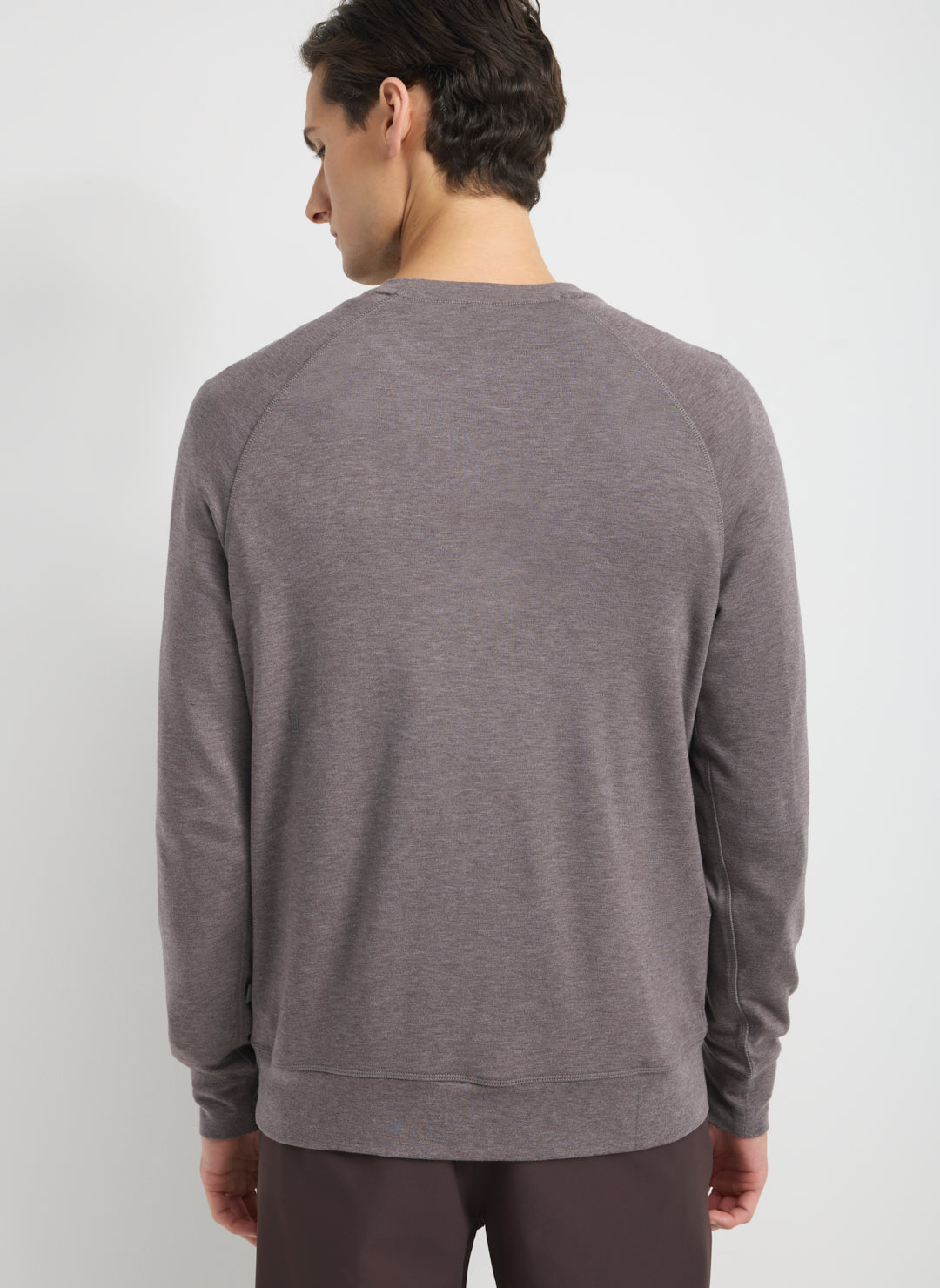 Brushed Long Sleeve Crewneck Tee