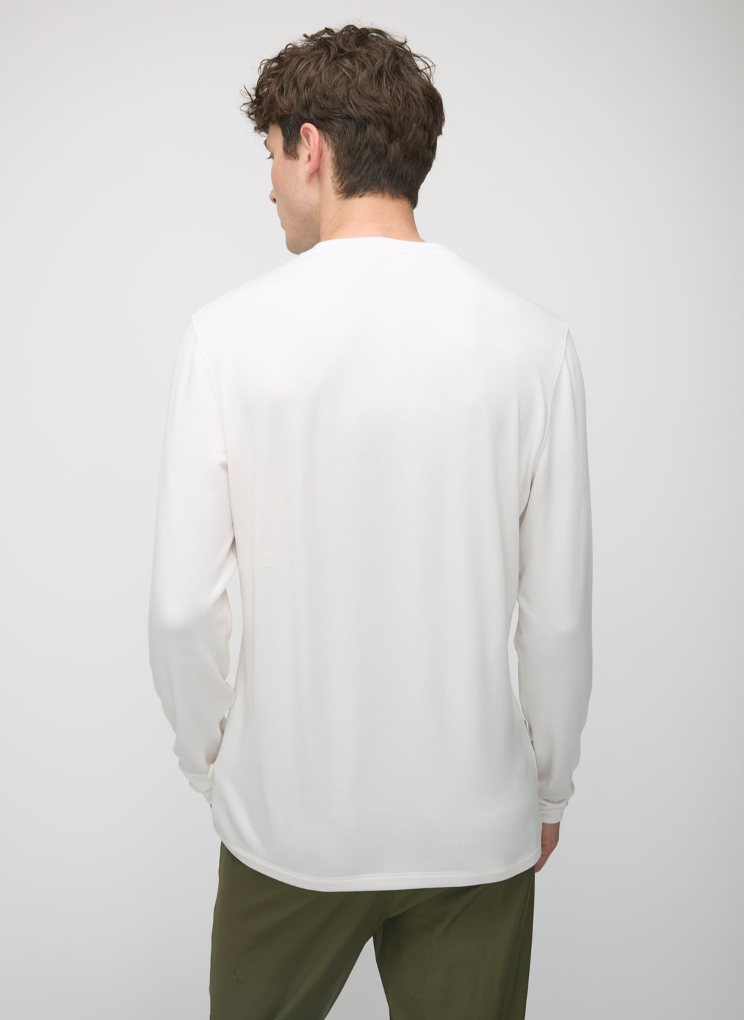 Brushed Long Sleeve Henley