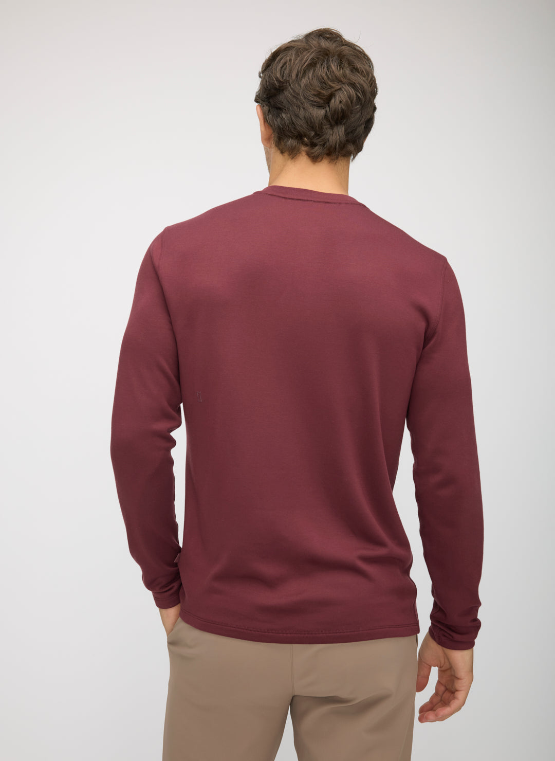 Brushed Long Sleeve Henley