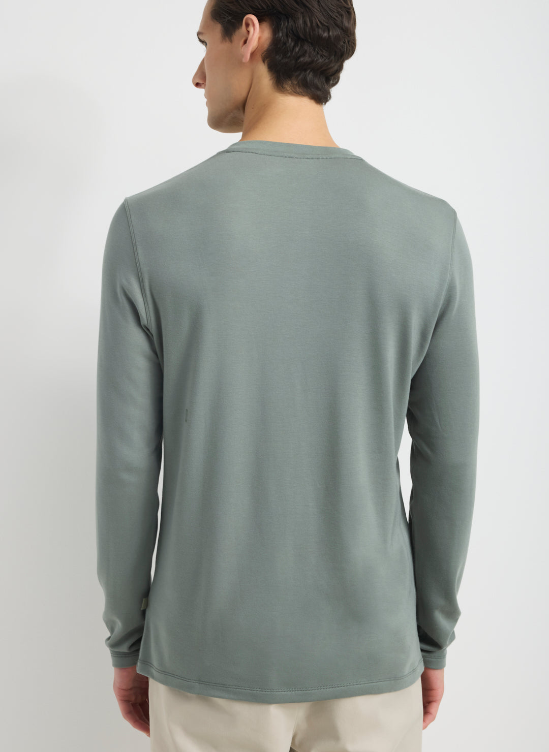 Brushed Long Sleeve Henley