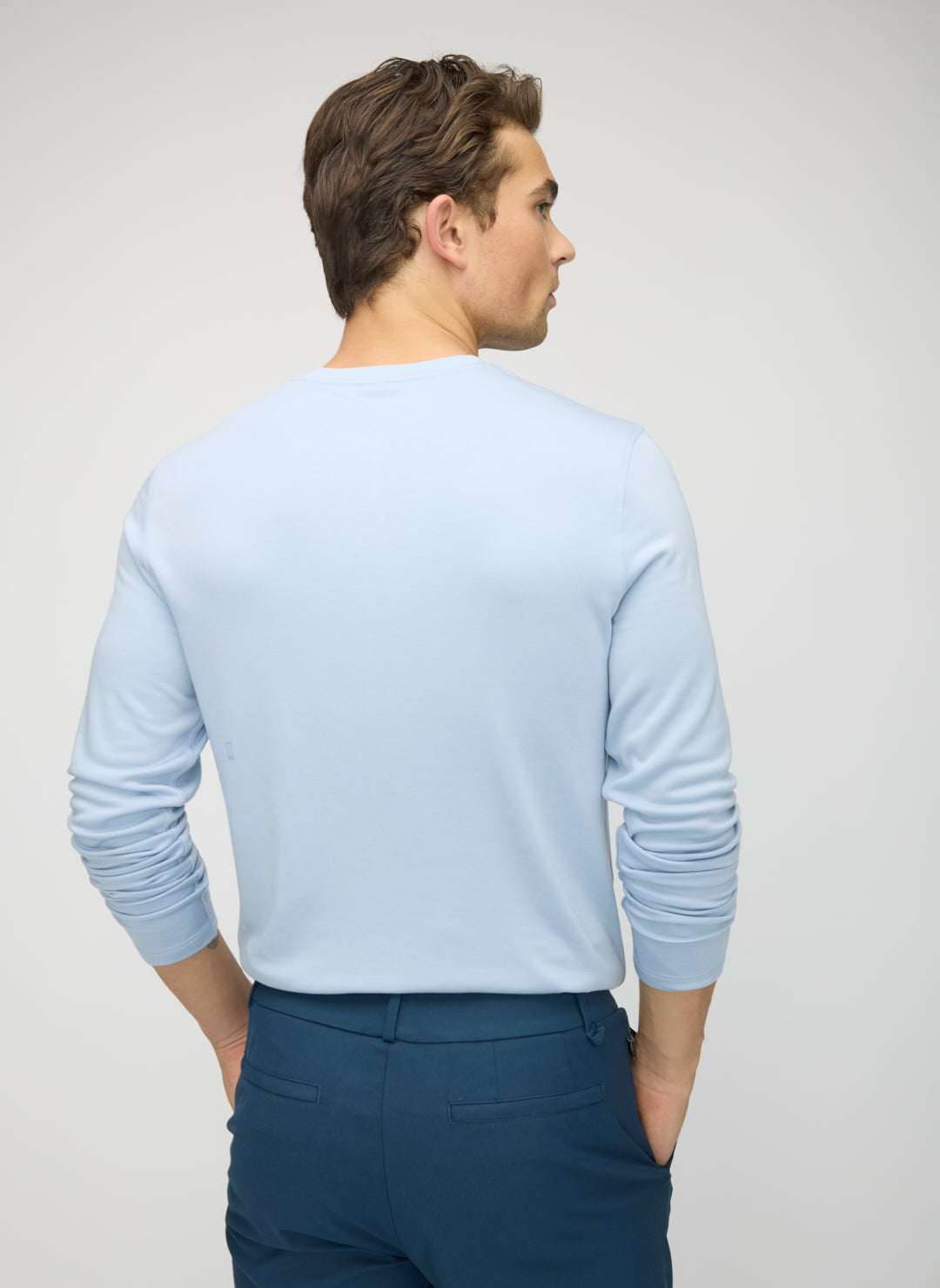 Brushed Long Sleeve Henley