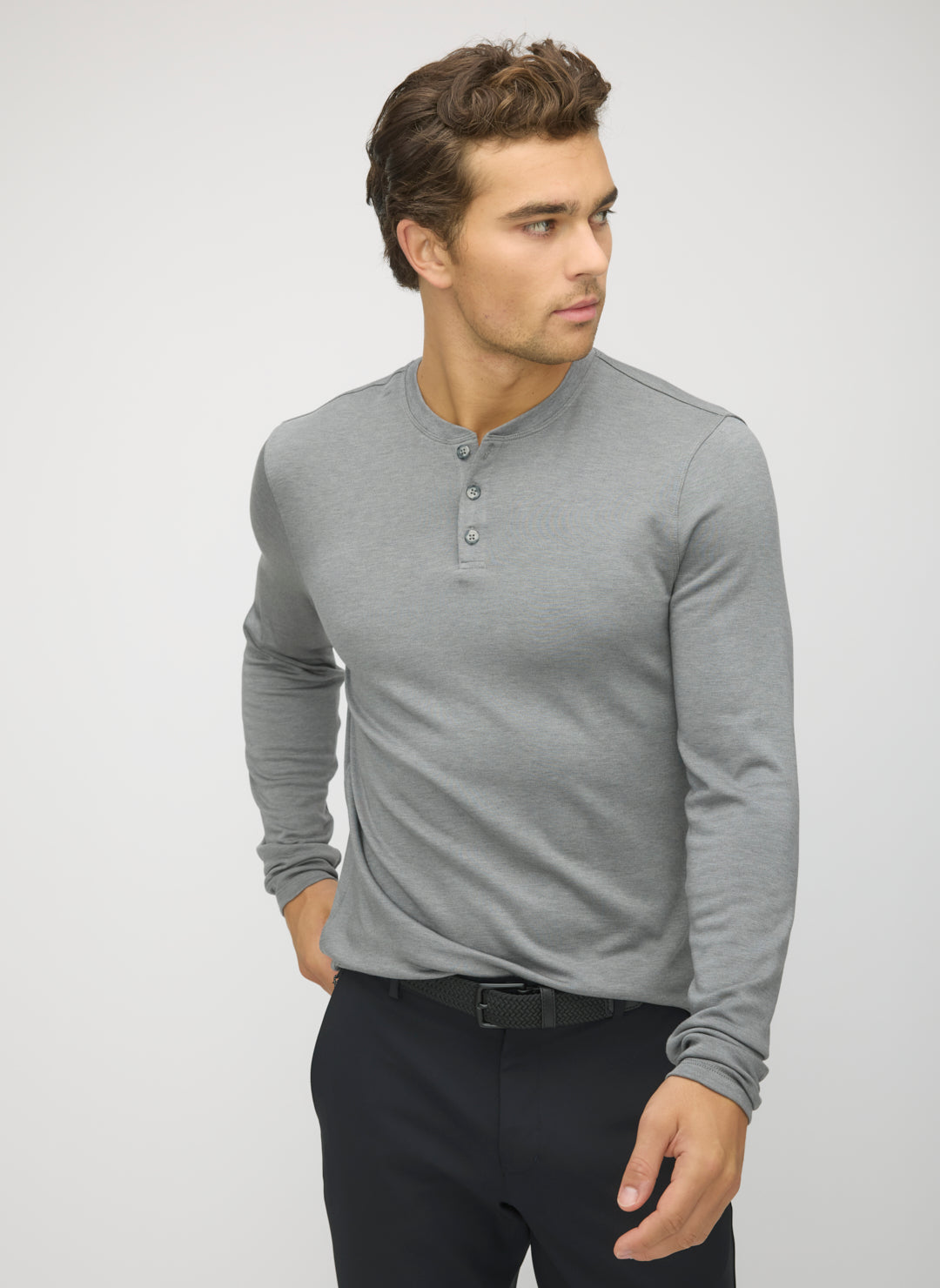 ace long sleeve shirt ダークブラウン ace long sleeve shirt ダークブラウン