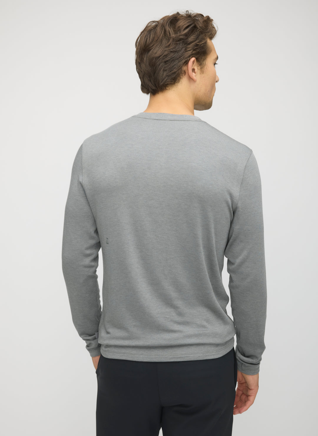 Brushed Long Sleeve Henley