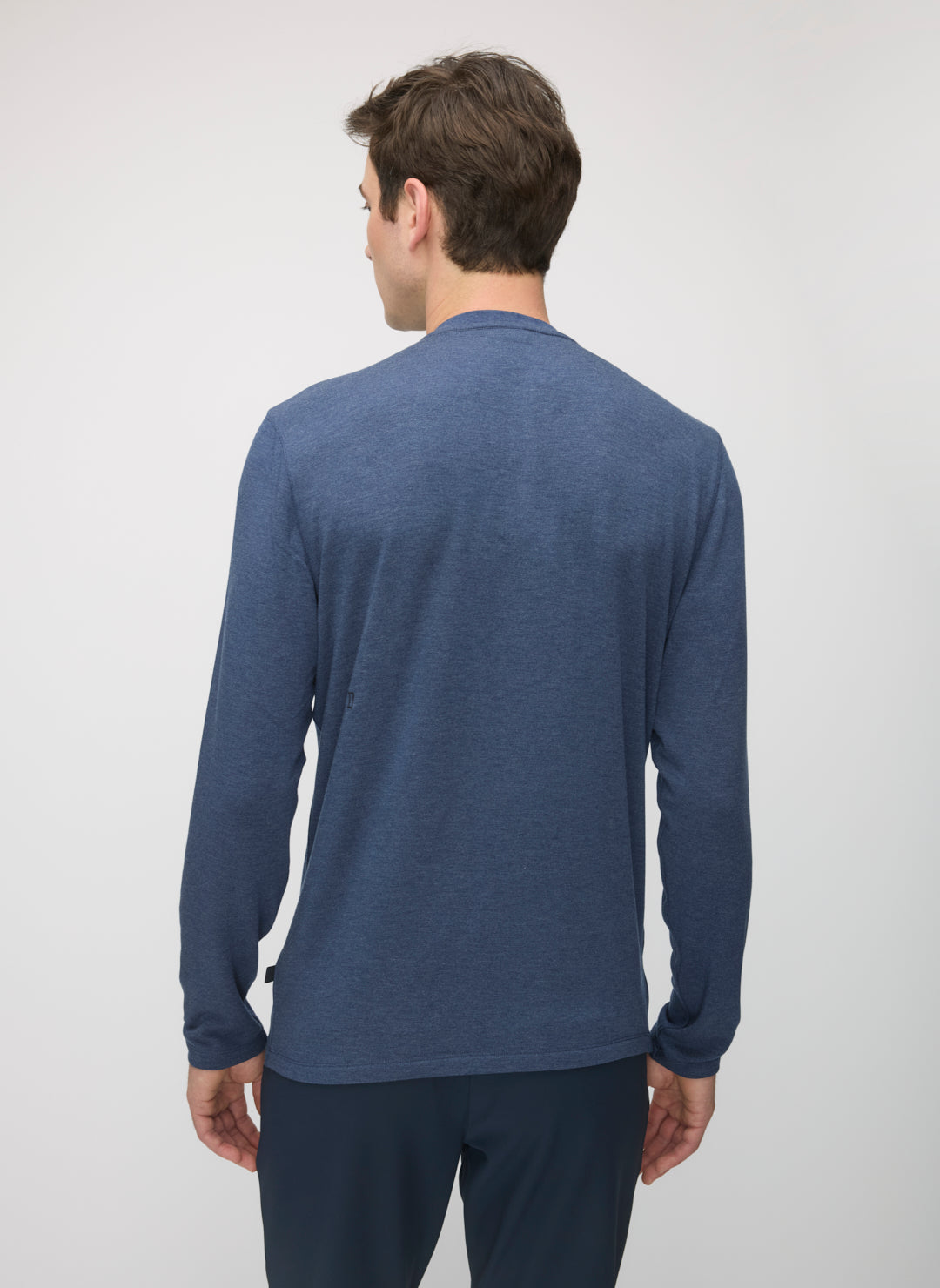 Brushed Long Sleeve Henley