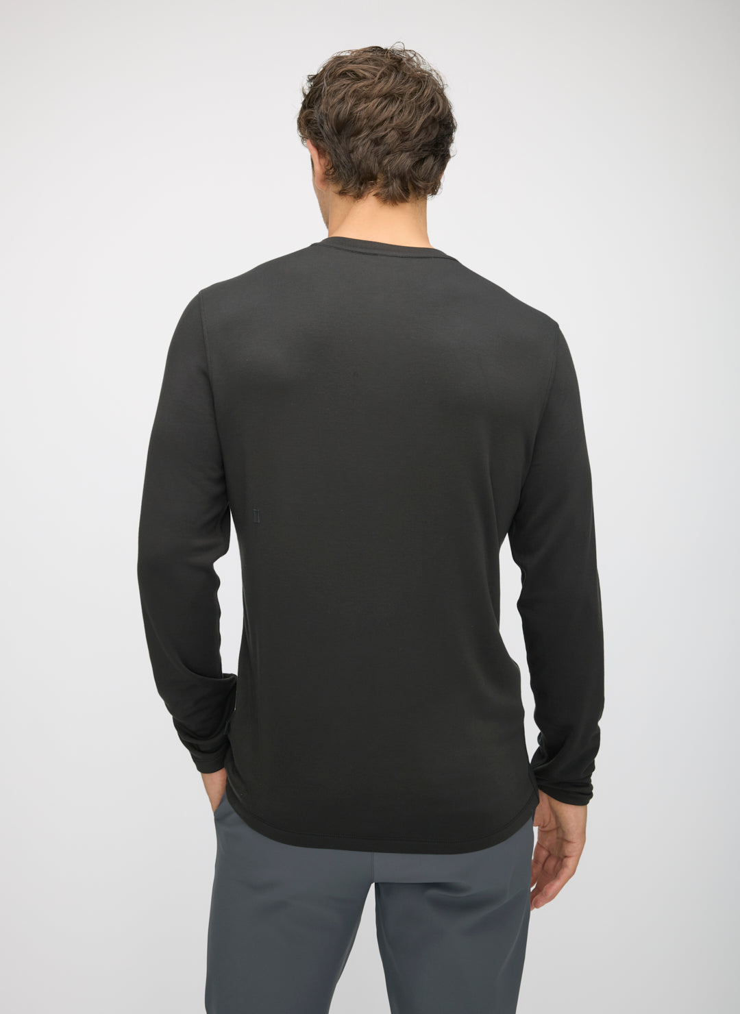 Brushed Long Sleeve Henley