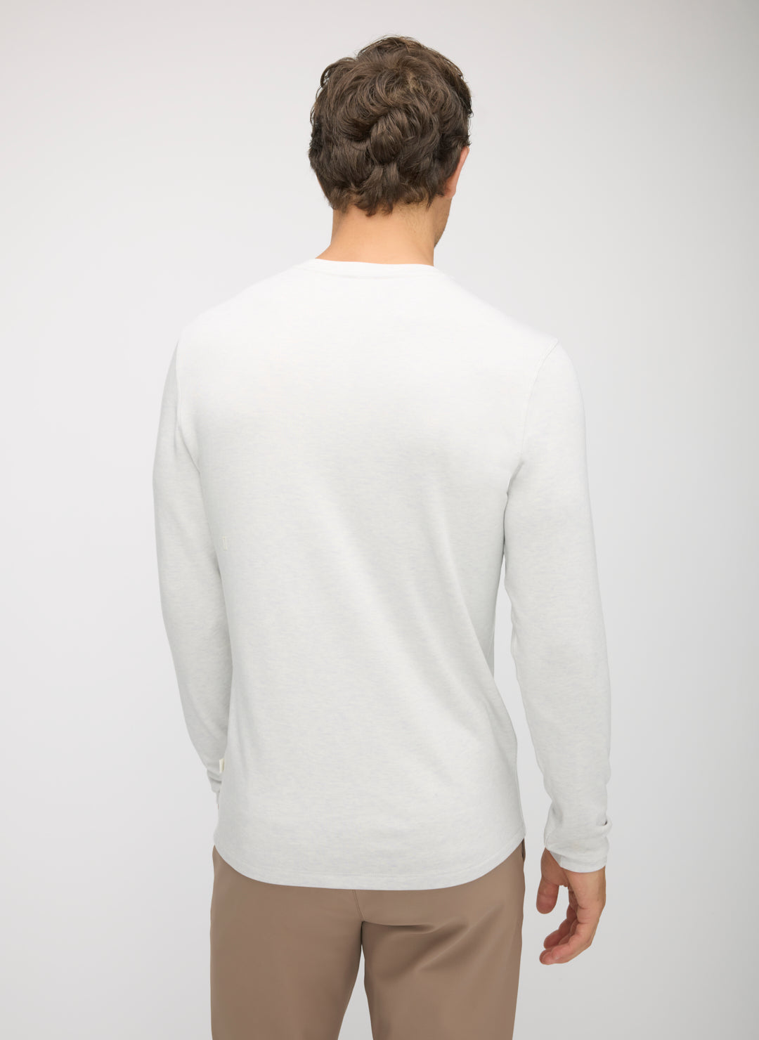 Brushed Long Sleeve Henley