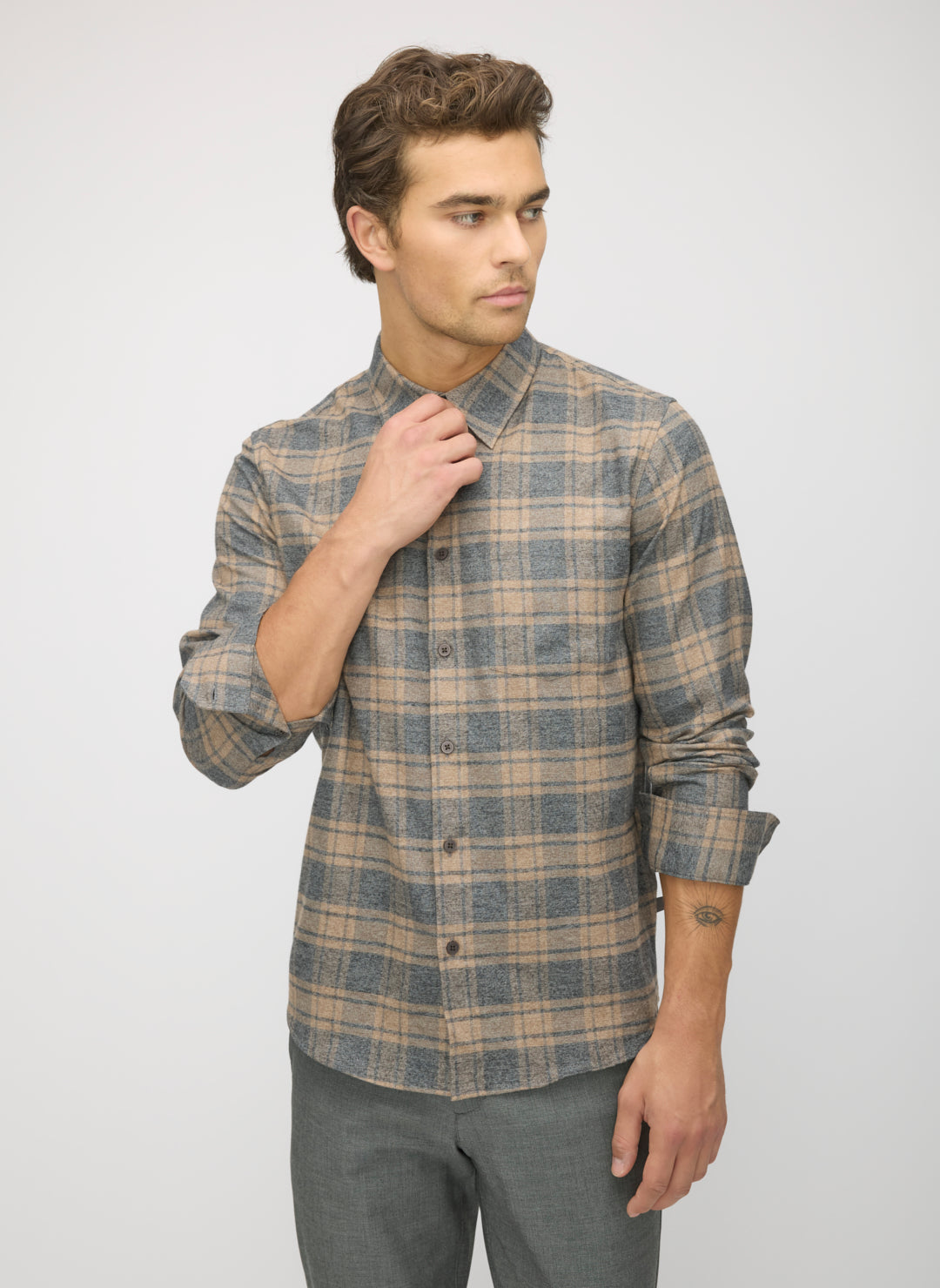 Craftsman Flannel Button Up Shirt