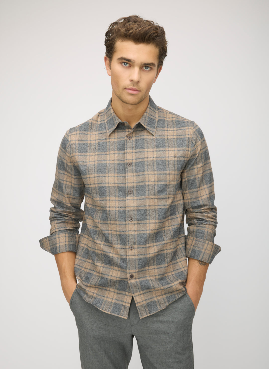 Craftsman Flannel Button Up Shirt