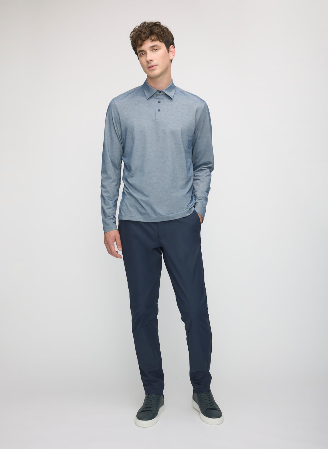 City Tech Long Sleeve Polo