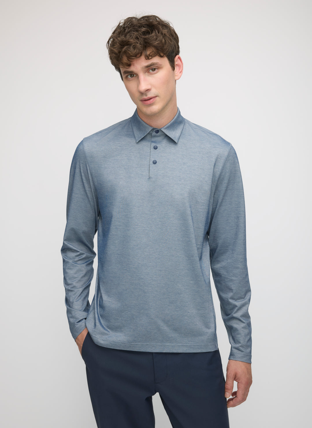 City Tech Long Sleeve Polo