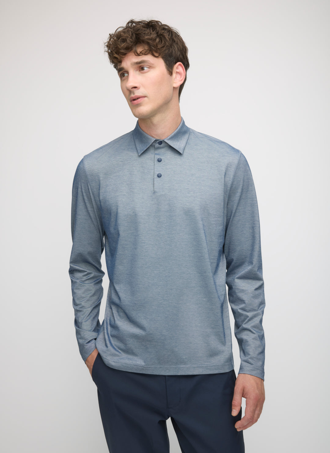 City Tech Long Sleeve Polo