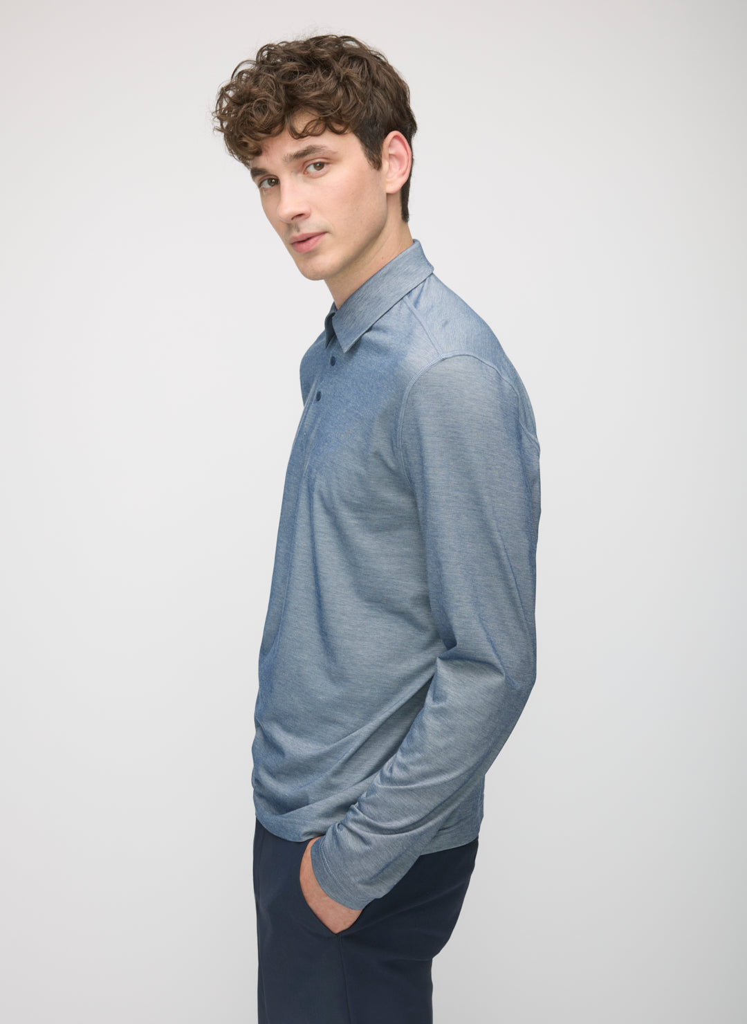 City Tech Long Sleeve Polo