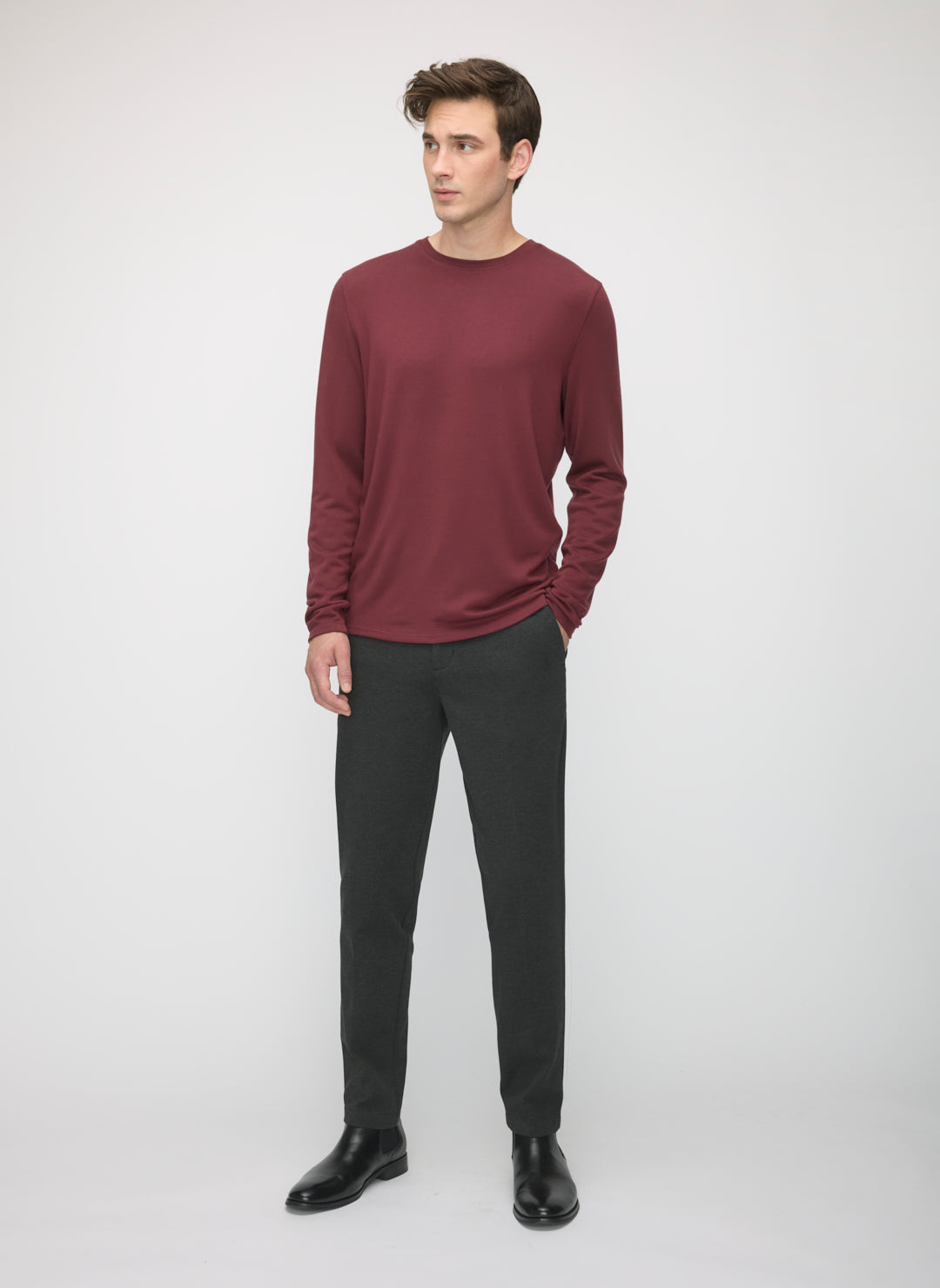 Upgraded Brushed Long Sleeve Crew