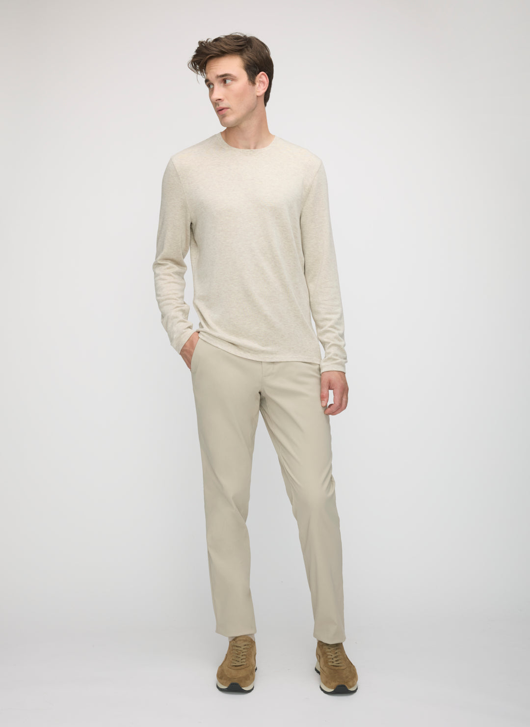 Upgraded Brushed Long Sleeve Crew