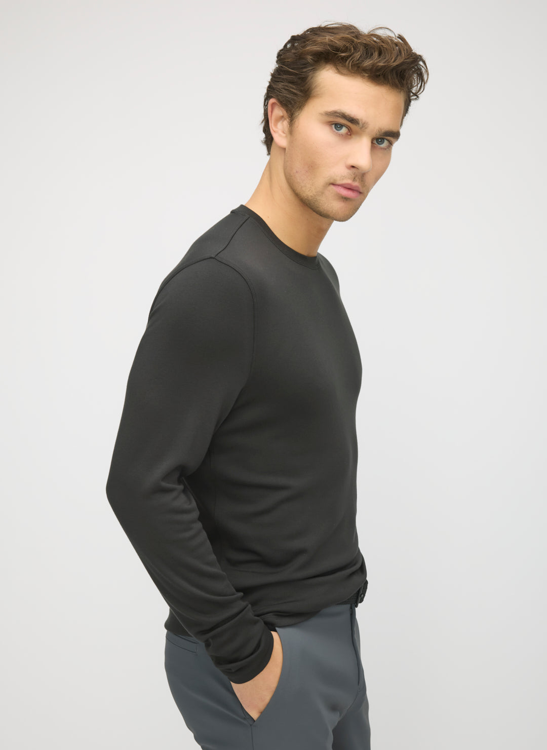 Upgraded Brushed Long Sleeve Crew