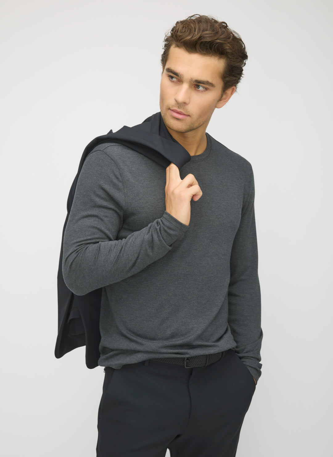 Upgraded Brushed Long Sleeve Crew