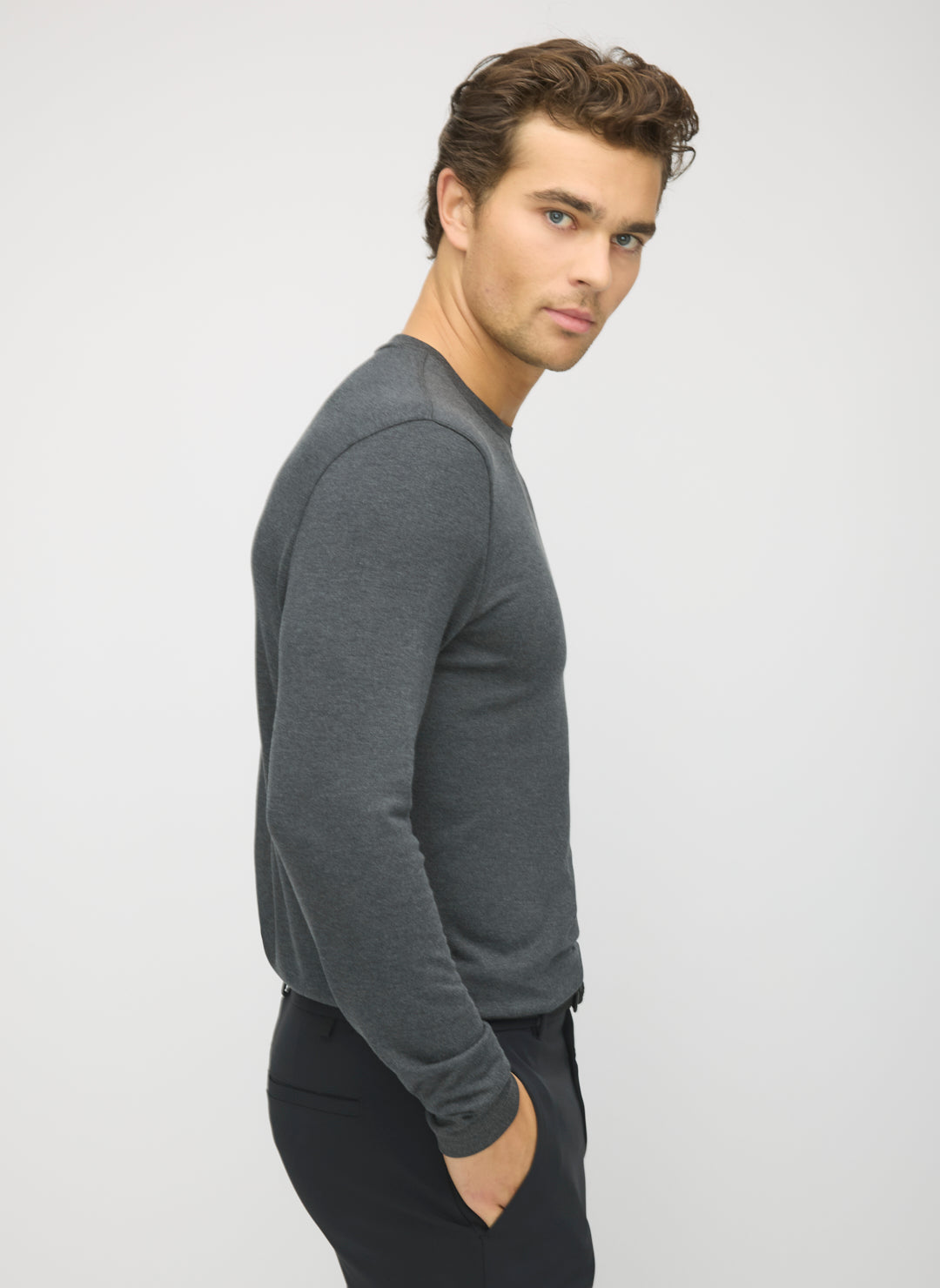 Upgraded Brushed Long Sleeve Crew