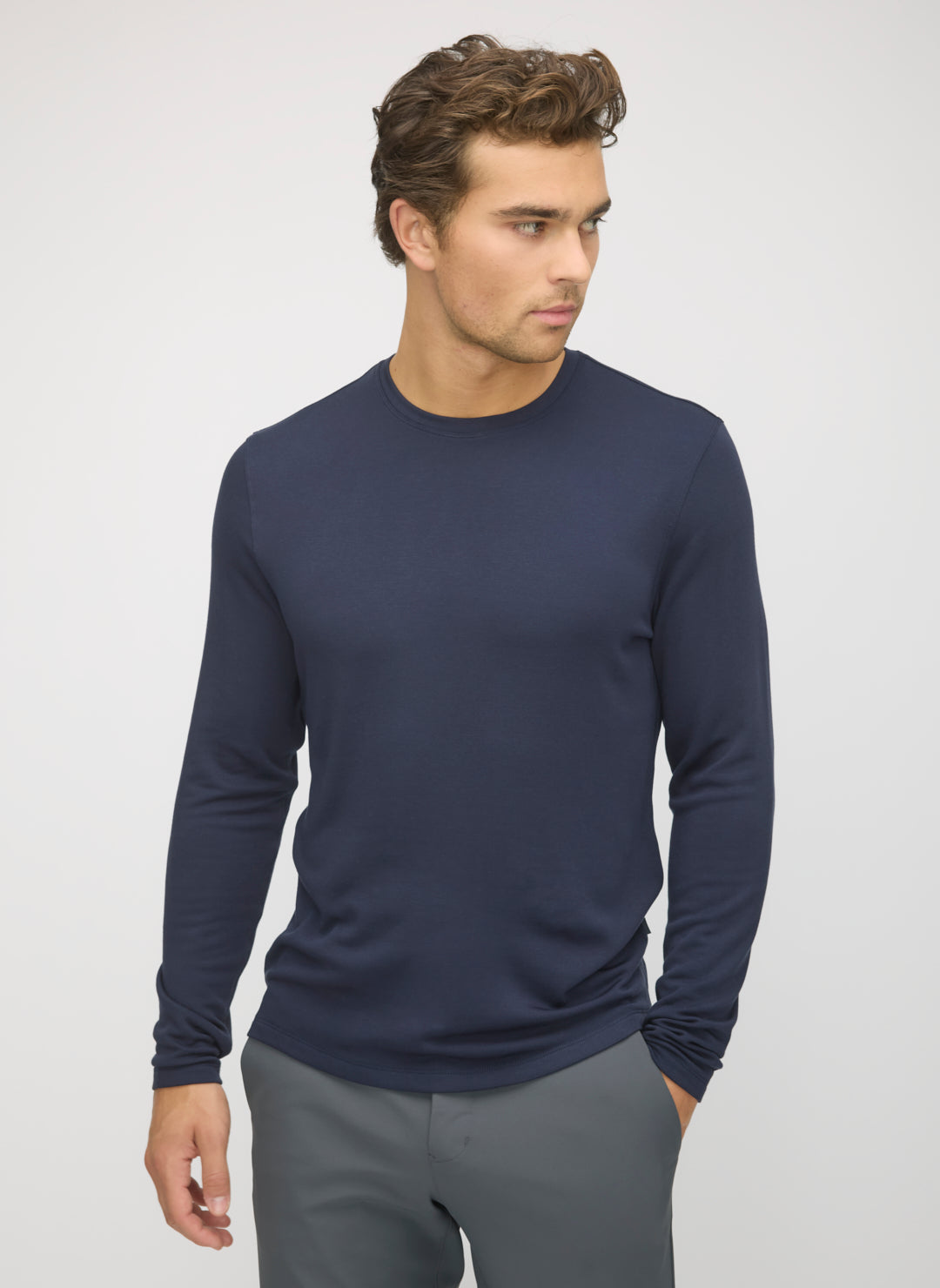 Upgraded Brushed Long Sleeve Crew