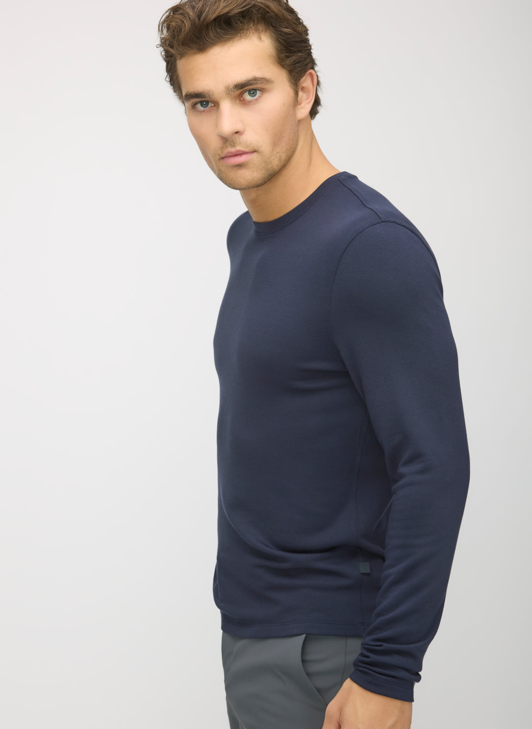 ace long sleeve shirt ダークブラウン Men's Long Sleeve Tops | Kit and Ace