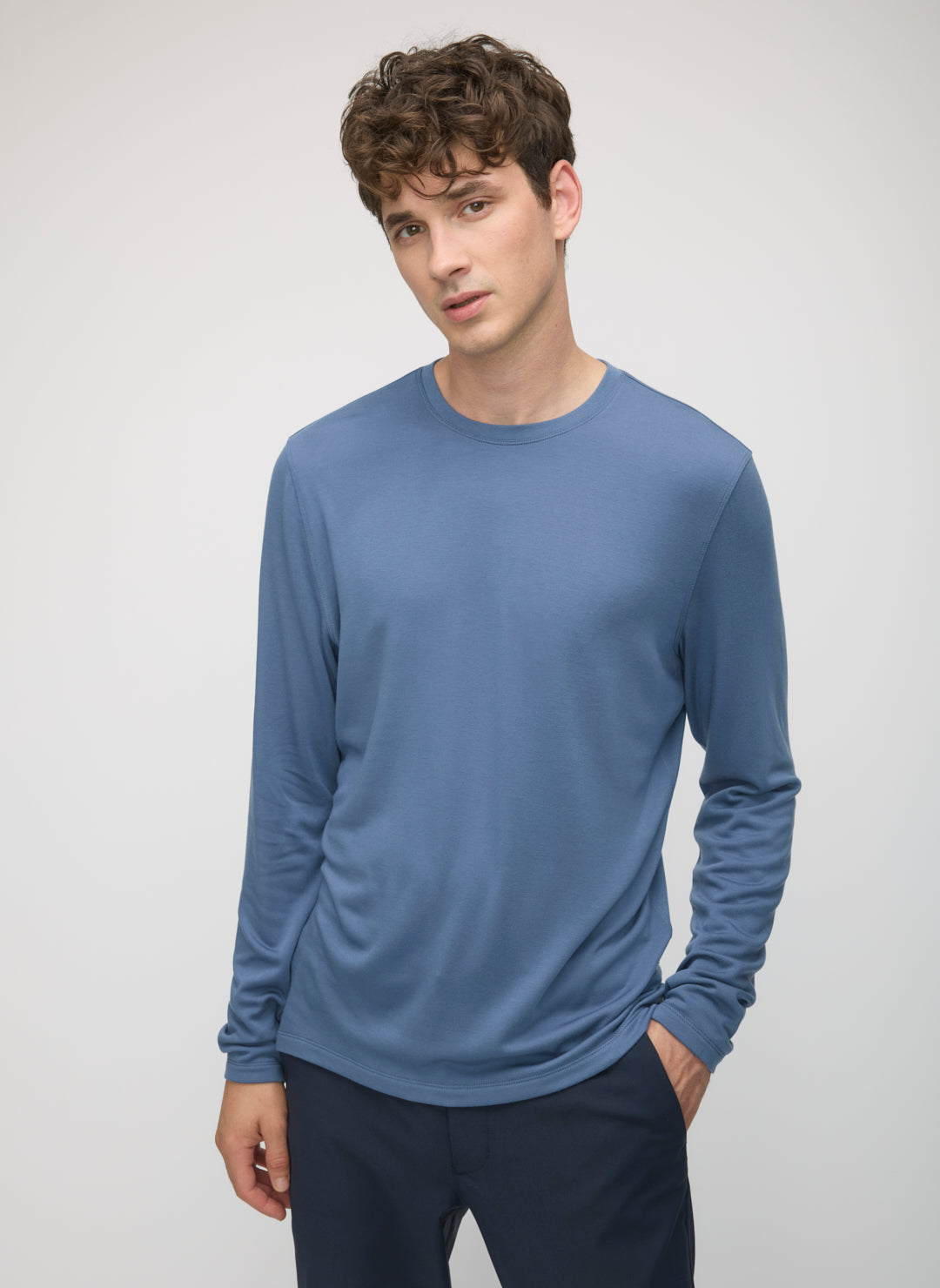 Upgraded Brushed Long Sleeve Crew