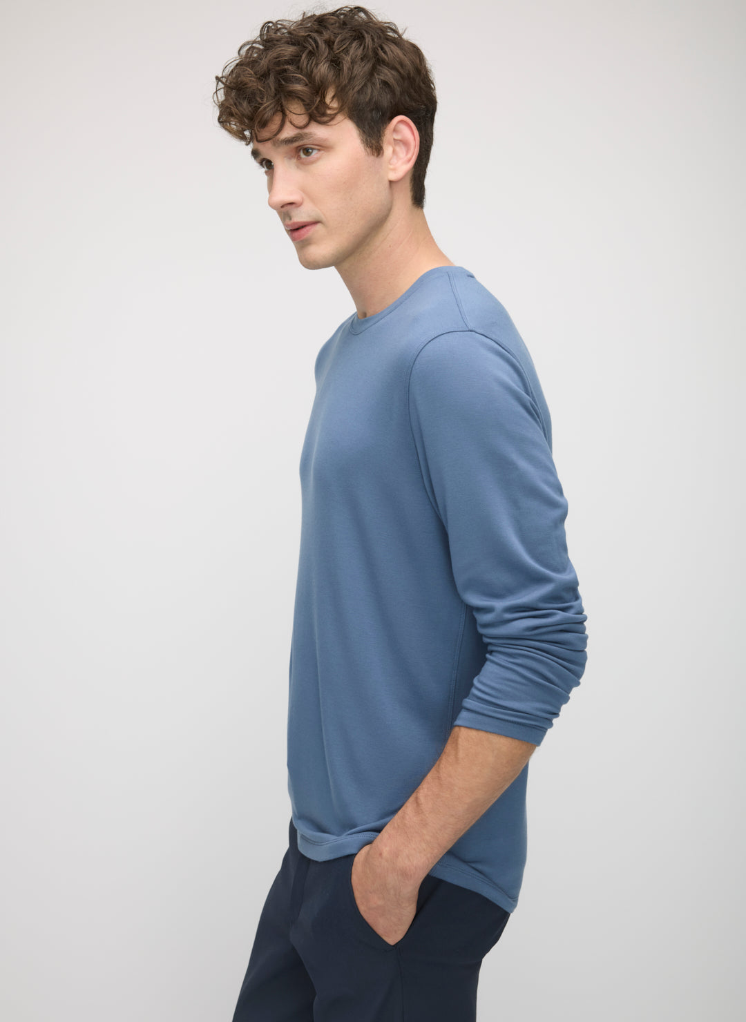 Upgraded Brushed Long Sleeve Crew