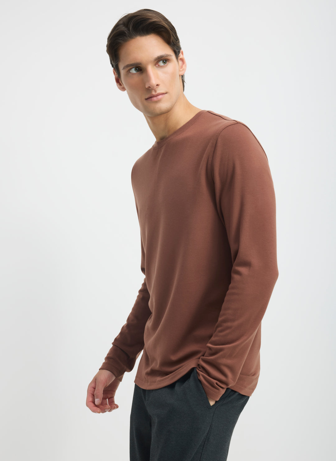 Upgraded Brushed Long Sleeve Crew