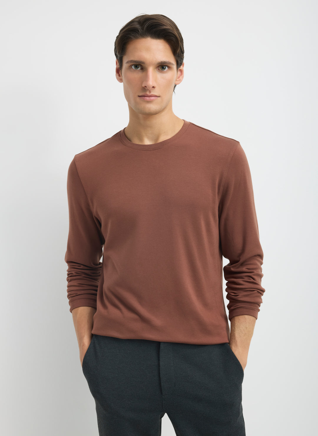 Upgraded Brushed Long Sleeve Crew