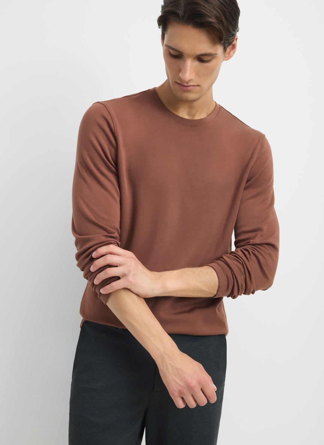 KMT10371UpgradedBrushedLongSleeveCrewTeeCAPPUCCINO_055
