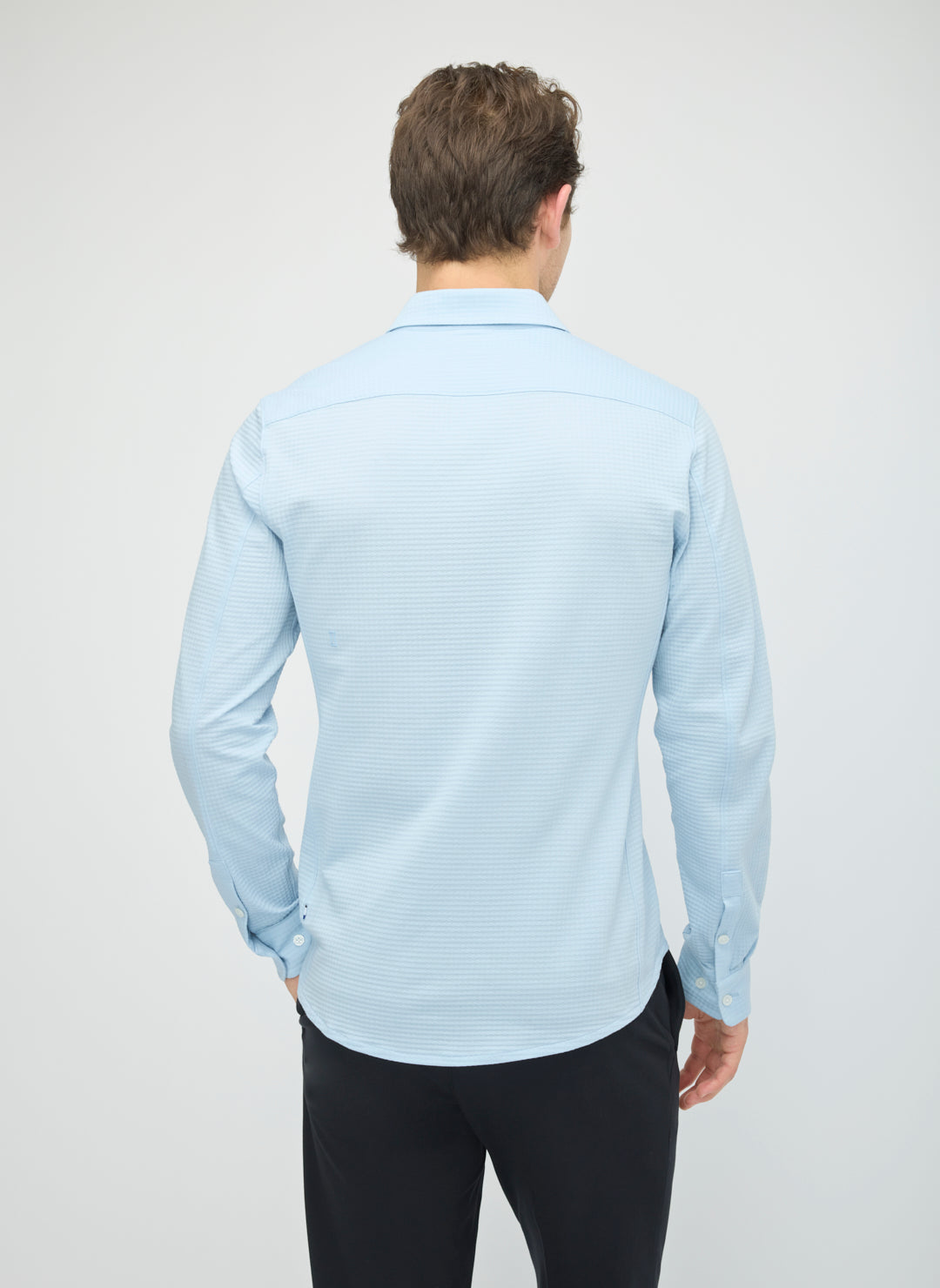 City Tech Long Sleeve Slim Fit Textured Shirt