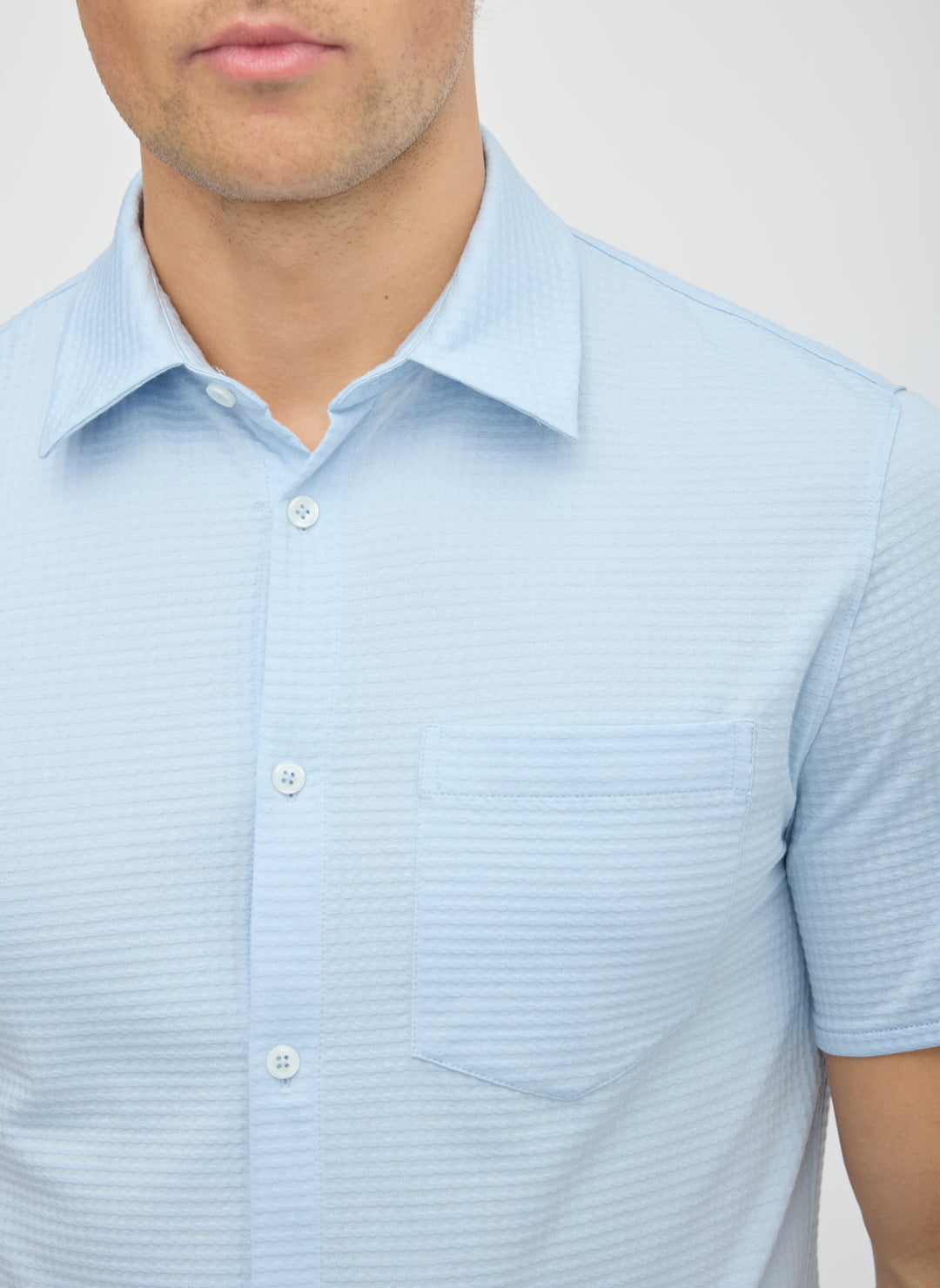 City Tech Short Sleeve Textured Shirt