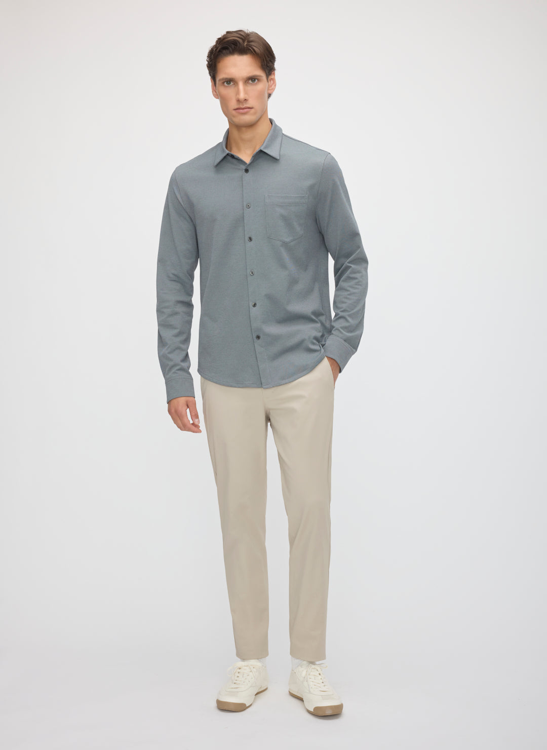 City Tech Classic Fit Birdseye Shirt