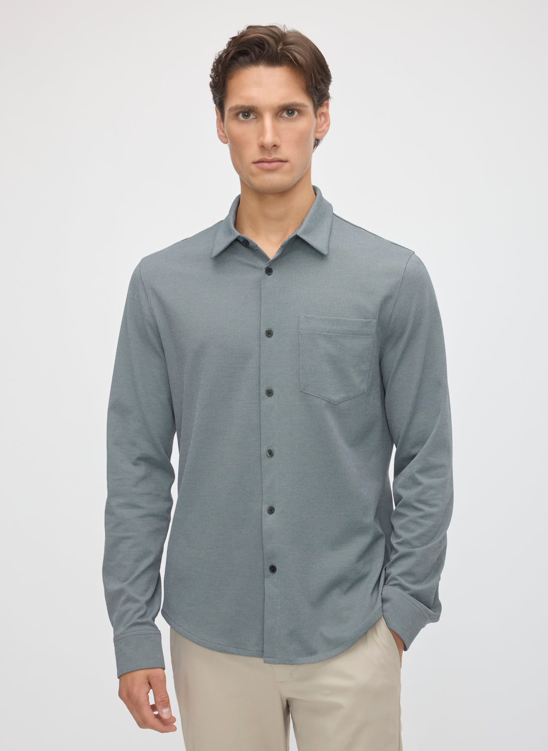 City Tech Classic Fit Birdseye Shirt