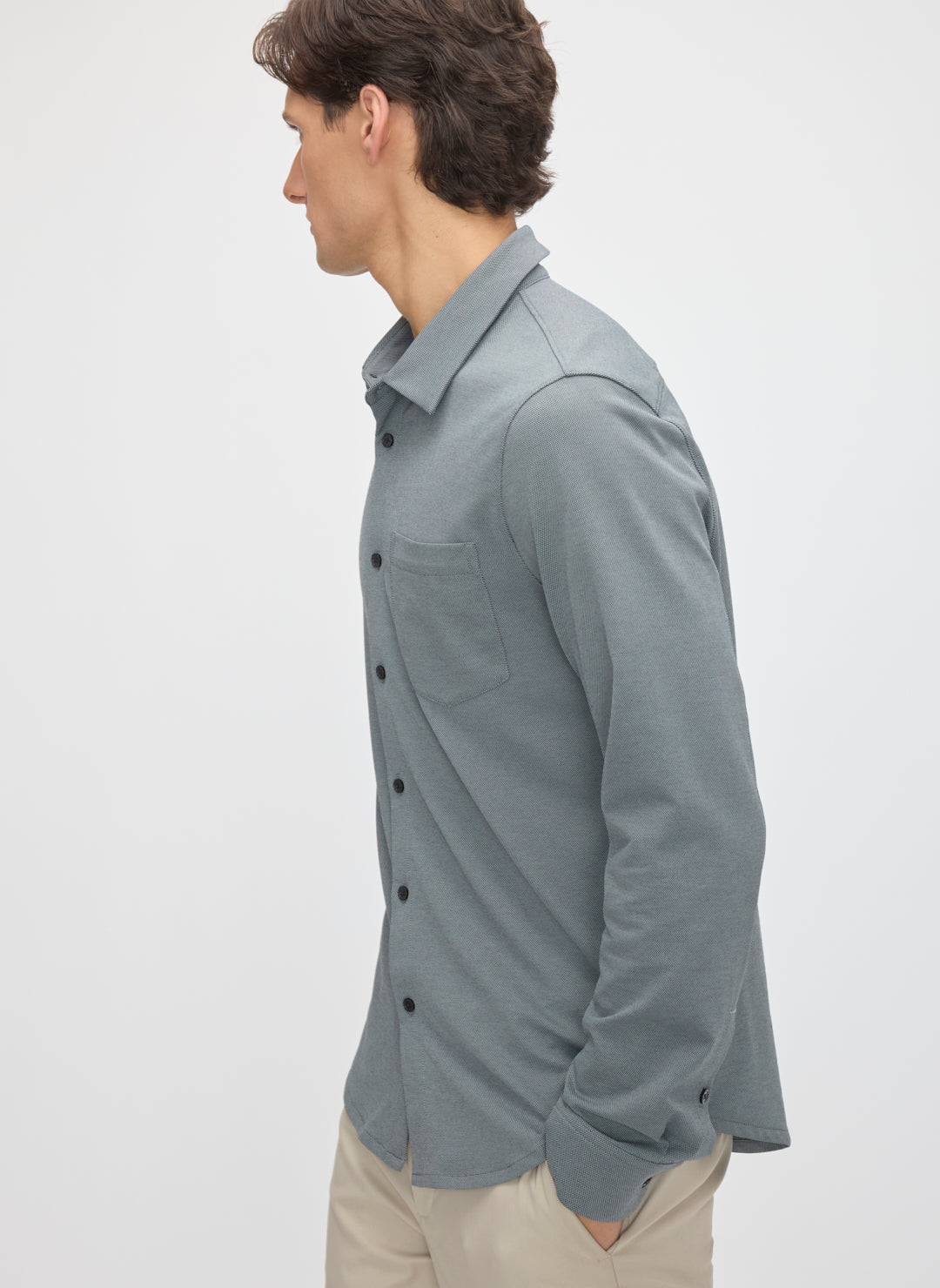 City Tech Classic Fit Birdseye Shirt