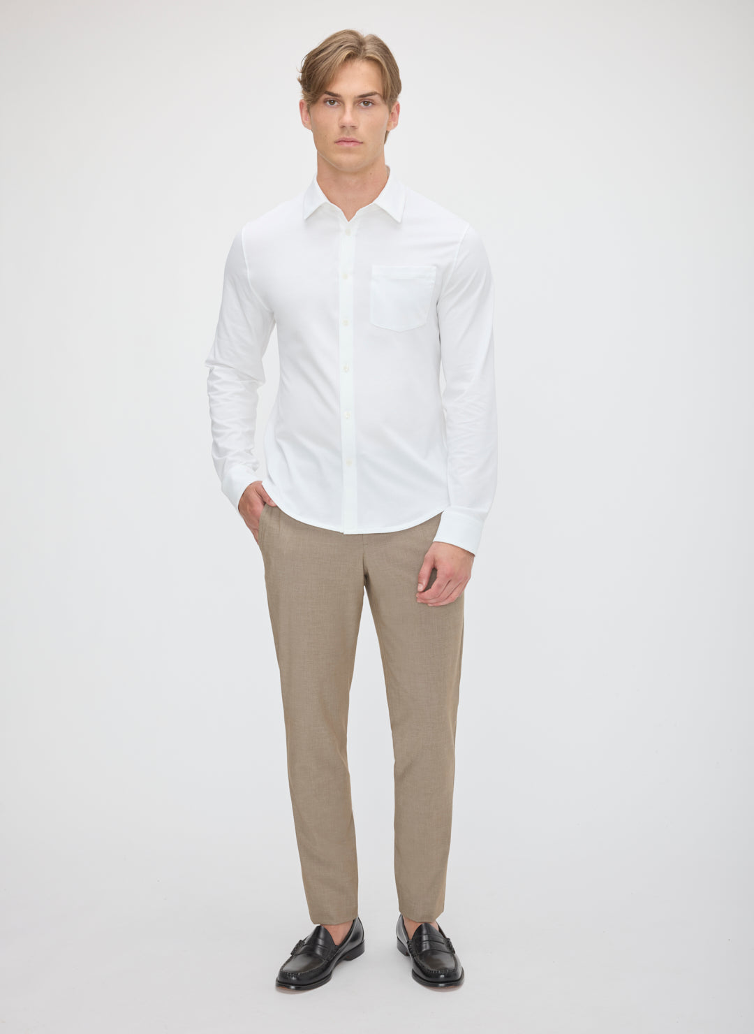 City Tech Classic Fit Birdseye Shirt