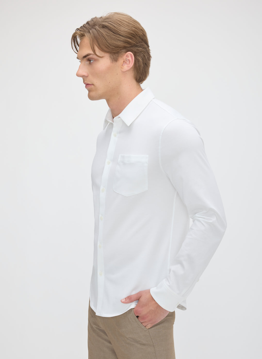 City Tech Classic Fit Birdseye Shirt