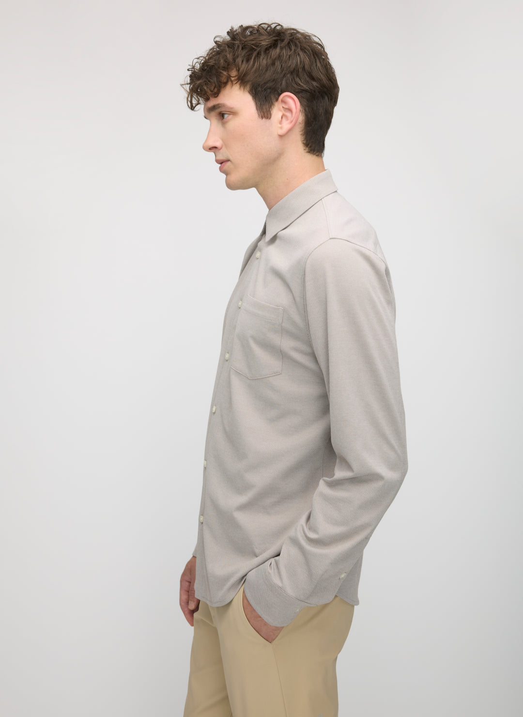 City Tech Classic Fit Birdseye Shirt