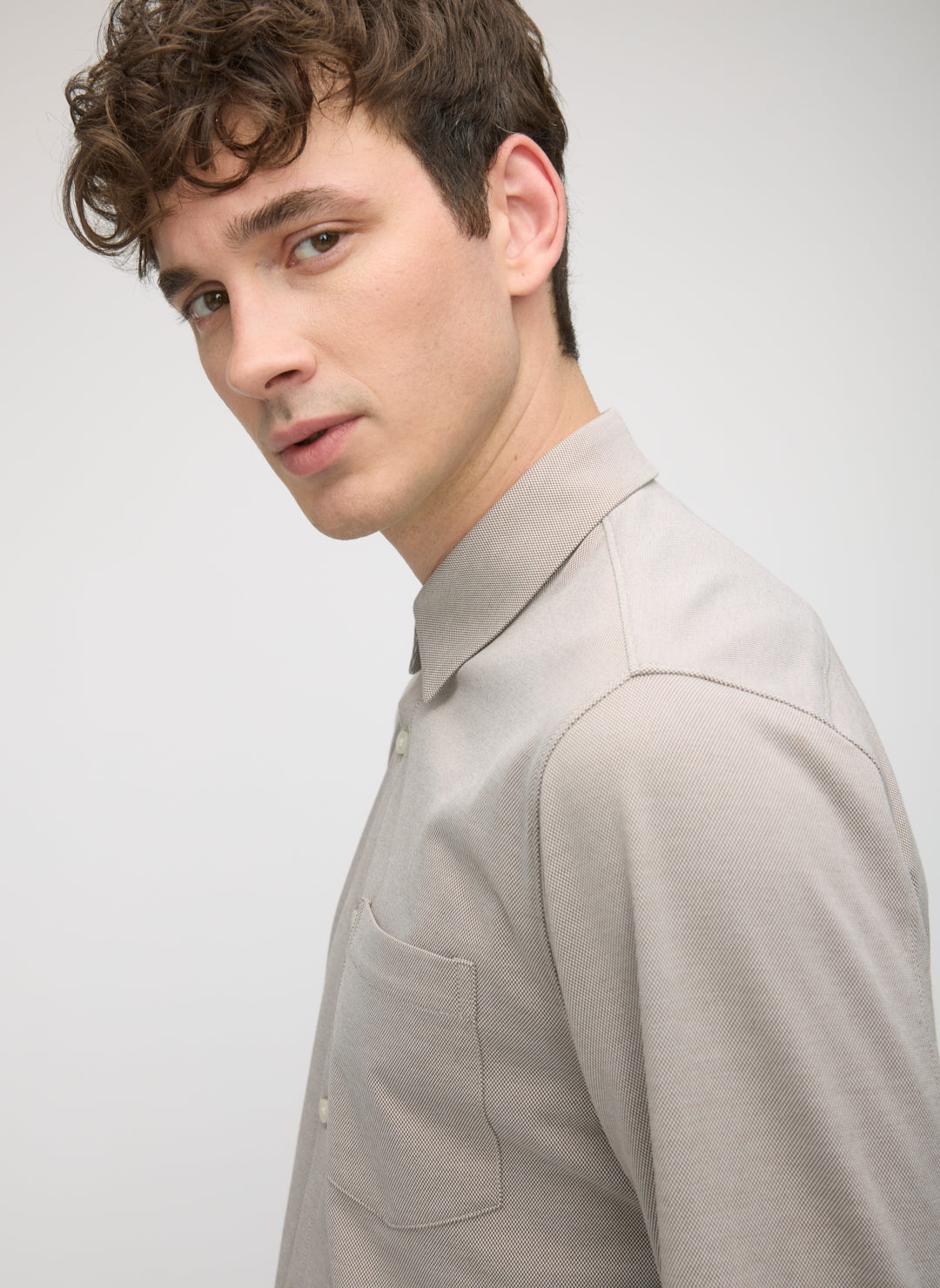 City Tech Classic Fit Birdseye Shirt