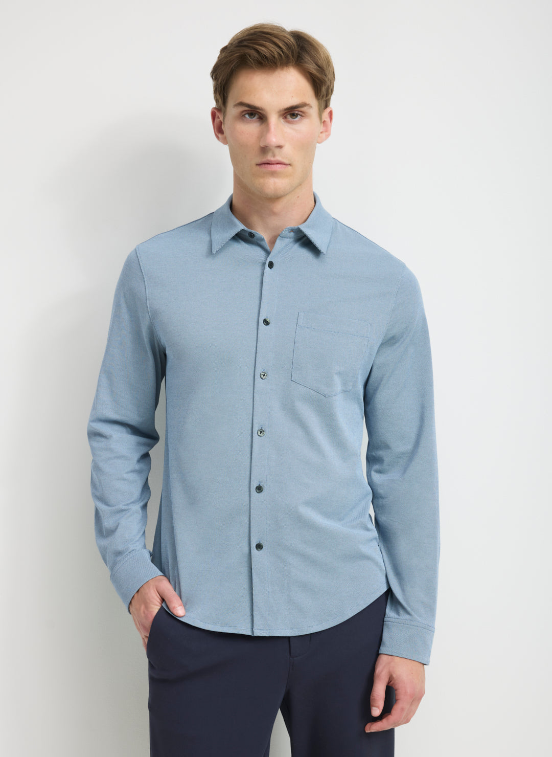 City Tech Classic Fit Birdseye Shirt